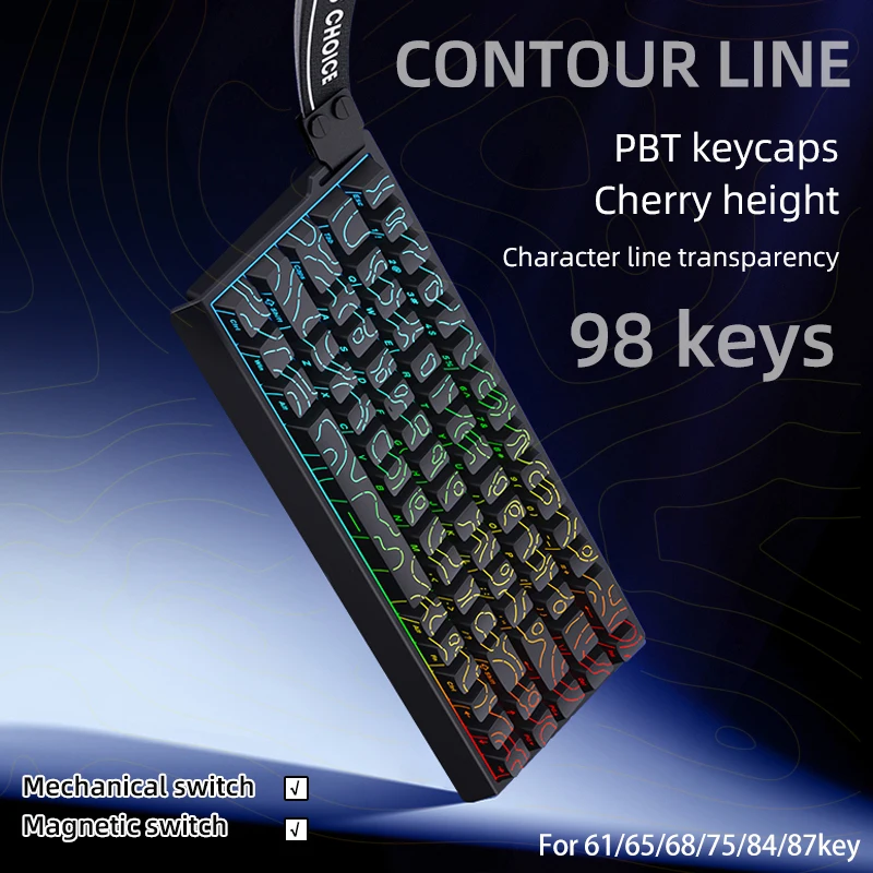 Contour KM98 PBT キーキャップ - Atta - Gaming Accessories Aesthetic のレビューと価格