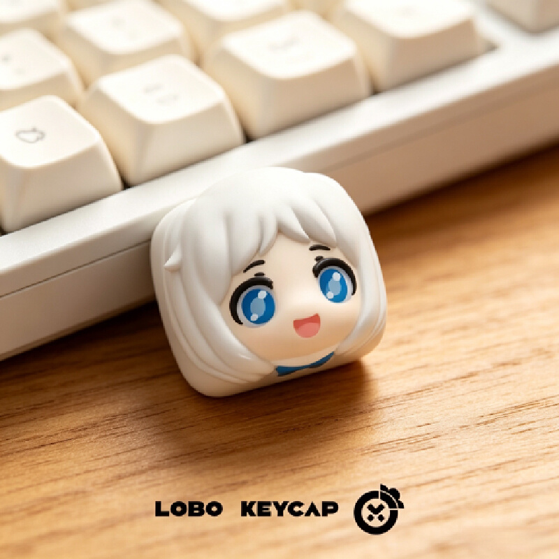 アノハナ・メンマ・アーティザン・レジン製キーキャップ、カスタ - Gaming Accessories In China のレビューと価格