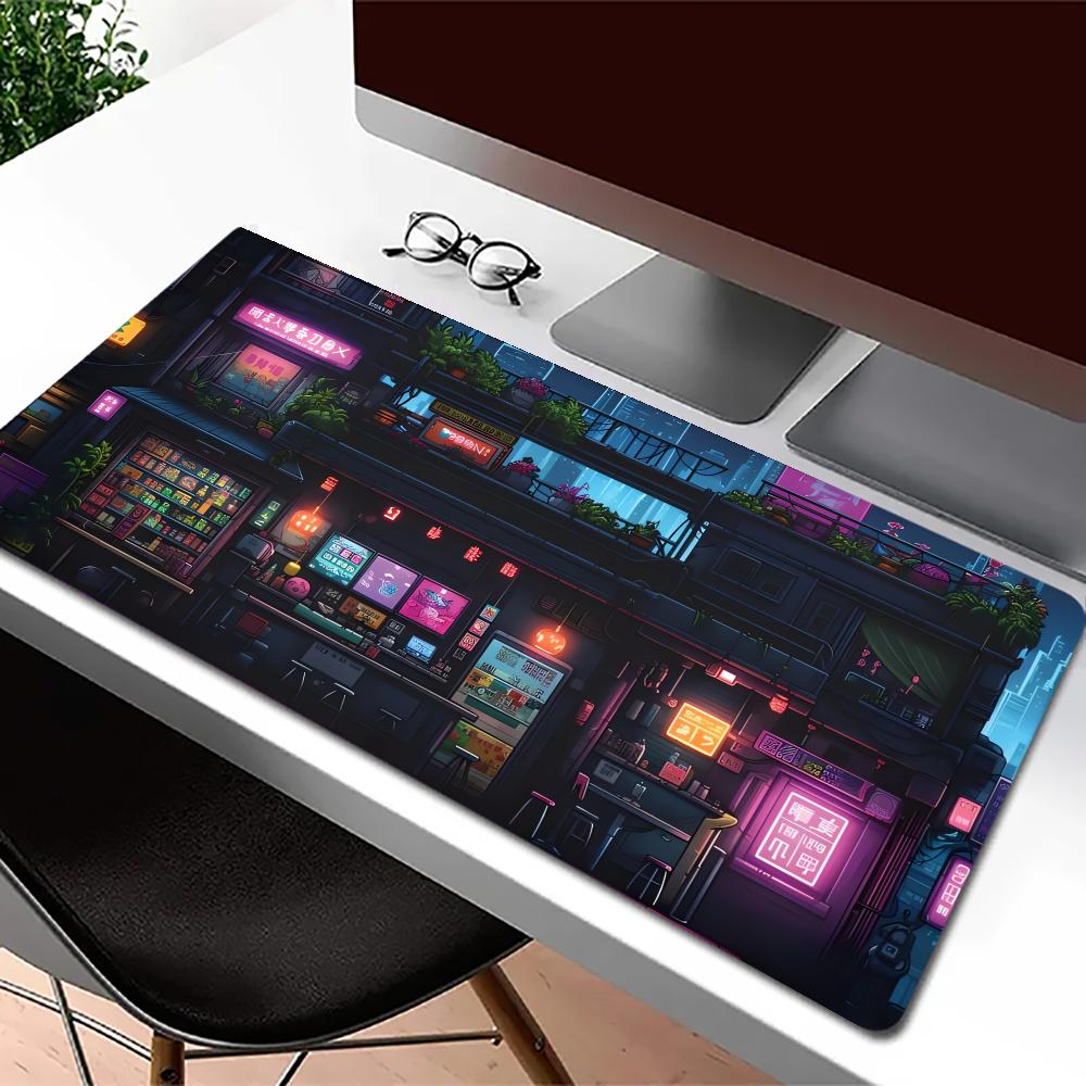 ラーメン店のデザインのマウスパッド、デスクマット、ゲームルー - Gaming Accessories Shop のレビューと価格