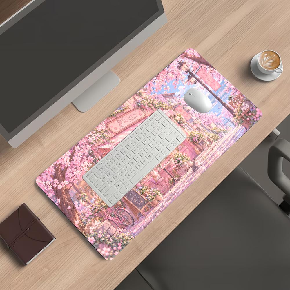 桜柄のマウスパッド、デスクアクセサリー、プレイマット、カーペ - Gaming Accessories Shop のレビューと価格
