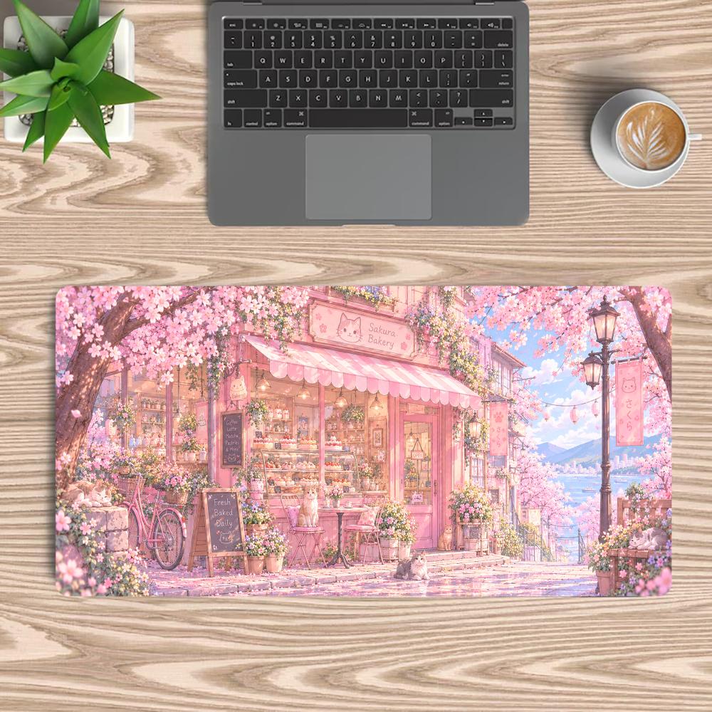 桜柄のマウスパッド、デスクアクセサリー、プレイマット、カーペ - Gaming Accessories Shop のレビューと価格