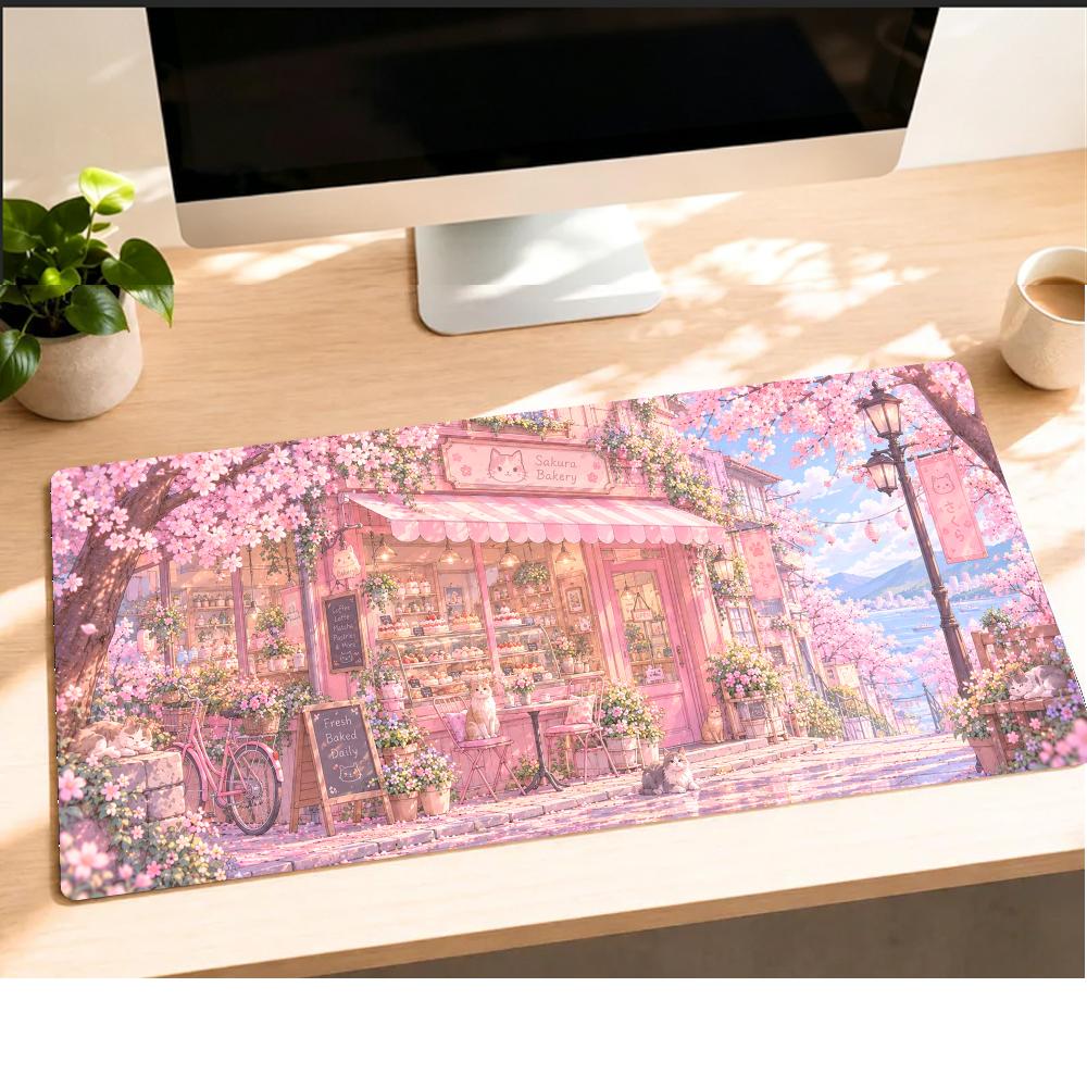 桜柄のマウスパッド、デスクアクセサリー、プレイマット、カーペ - Gaming Accessories Shop のレビューと価格