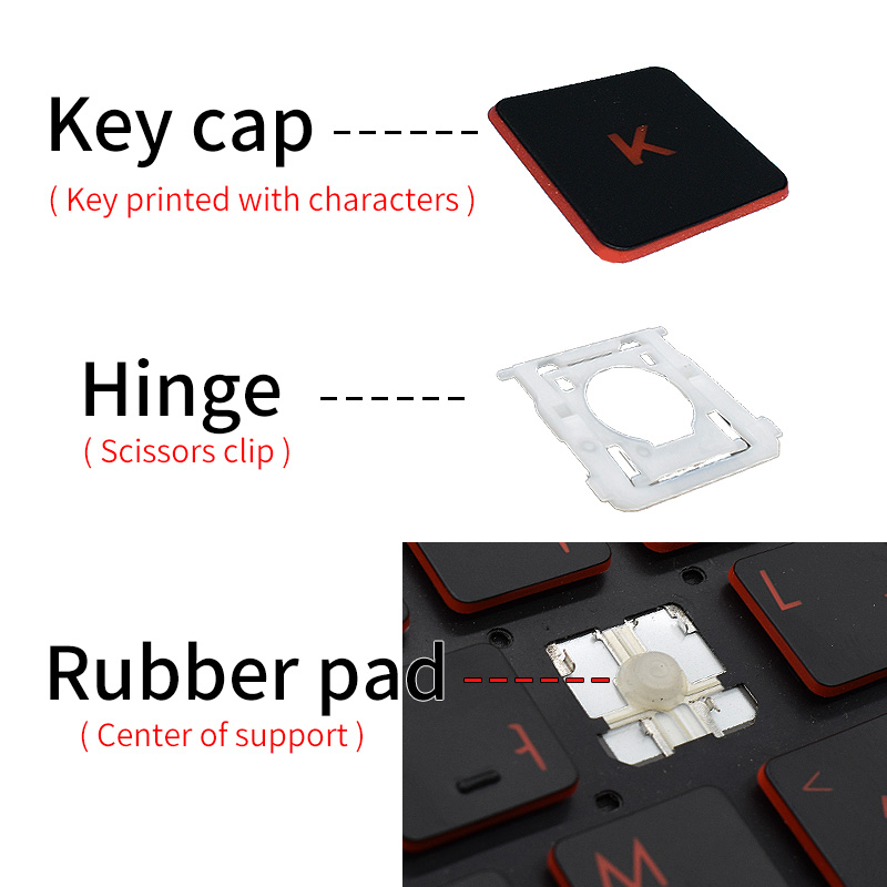 交換用キーキャップキーキャップ、シザークリップ、hpゲーム用 - Gaming Accessories Aesthetic のレビューと価格
