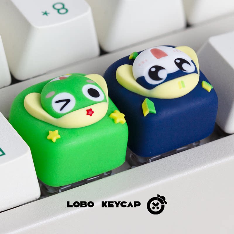 けろろテーマのアニメキーキャップメカニカルキーボード樹脂カス - Gaming Accessories Aesthetic のレビューと価格