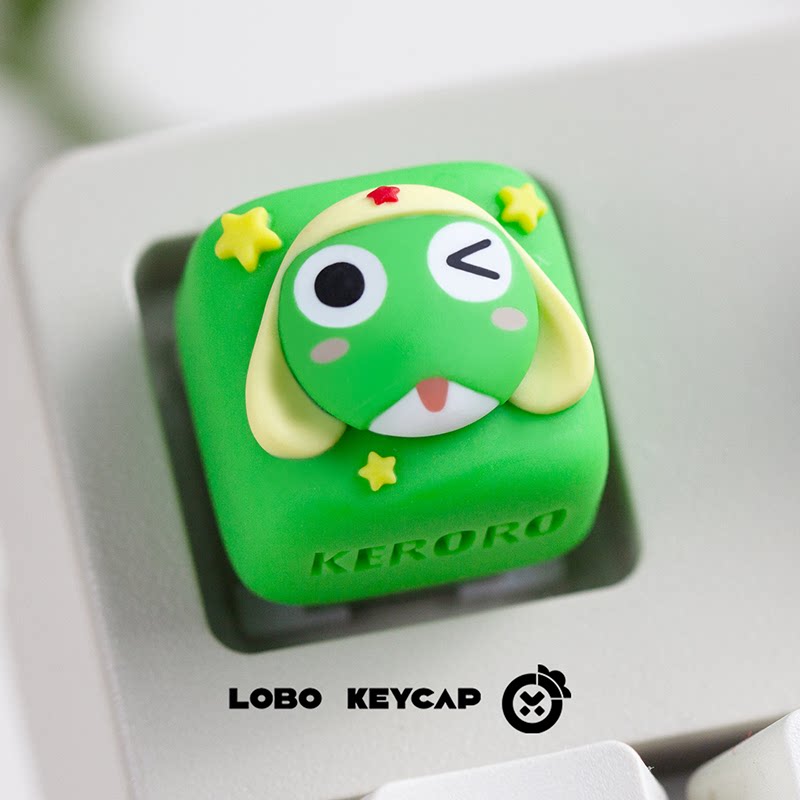 けろろテーマのアニメキーキャップメカニカルキーボード樹脂カス - Gaming Accessories Aesthetic のレビューと価格