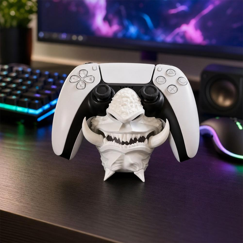 PS5ゲームパッド用「侍鬼面」コントローラーホルダー。3Dプ - Accessories For Your Gaming Room のレビューと価格