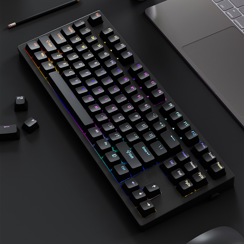 130+キー ブラック カスタム ダブルショット シャインス - Gaming Accessories Aesthetic のレビューと価格